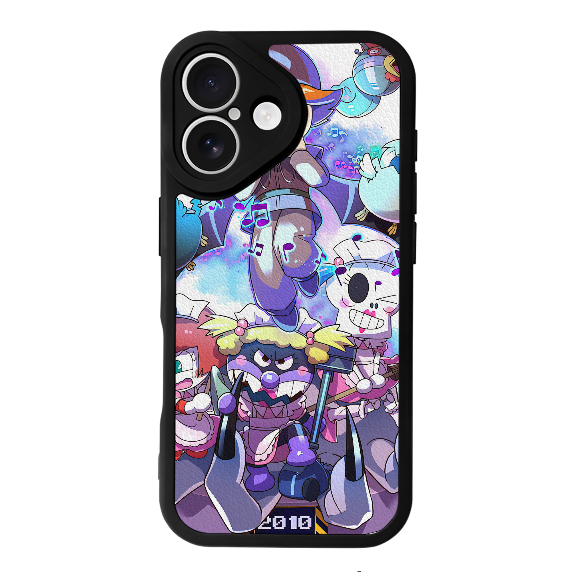 （画像用） アンパンマン Anpanman 【iPhone 16シリーズ対応】シリコンスマホケース（レザー調） 材質：シリコン